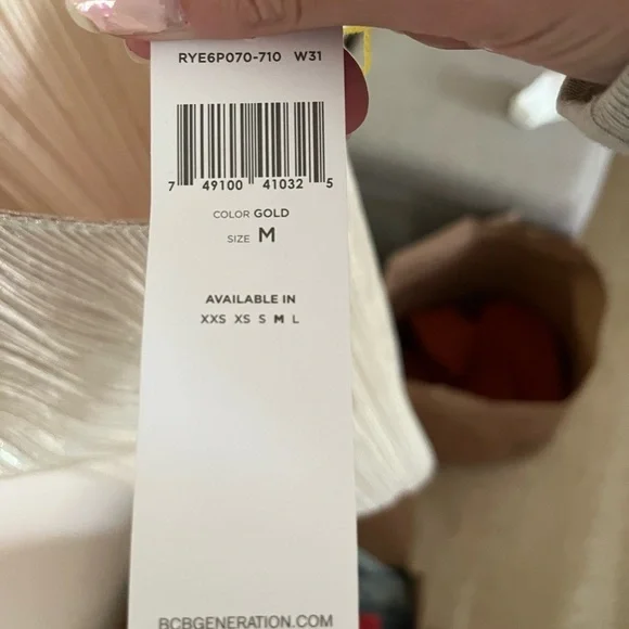 BCBGeneration Metallic Dress - Picture 4 of 5